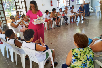 Foto - Comemoração do dia Internacional da mulher! Grupos de atividades motivacionais Rosa Rubra e Vida em forma. e tambem a Terceira Idade