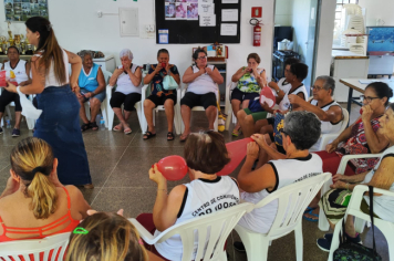 Foto - Comemoração do dia Internacional da mulher! Grupos de atividades motivacionais Rosa Rubra e Vida em forma. e tambem a Terceira Idade