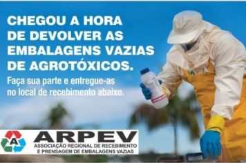 Devolução de Embalagens Vazias de Agrotóxicos