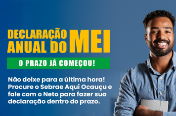 Não percam o prazo