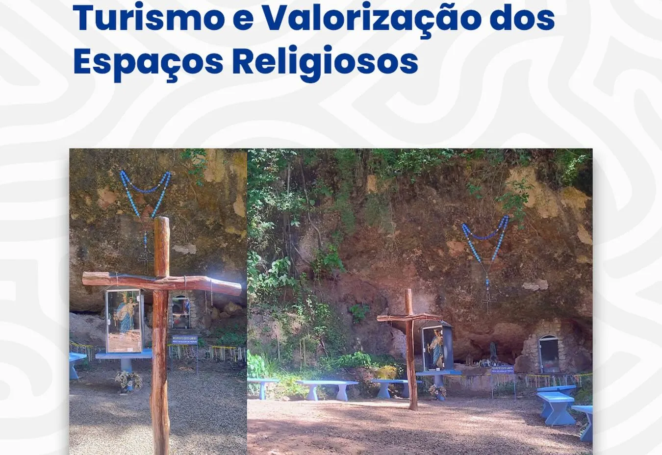 Espaço religioso recebe melhorias e reforça turismo no município