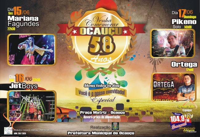 58º ANIVERSARIO DE OCAUÇU